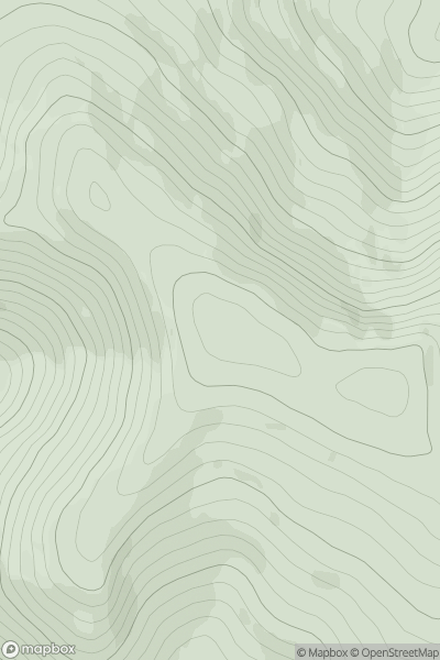 Thumbnail image for Meall a' Choire Bhuidhe [Pitlochry to Braemar & Blairgowrie] showing contour plot for surrounding peak
